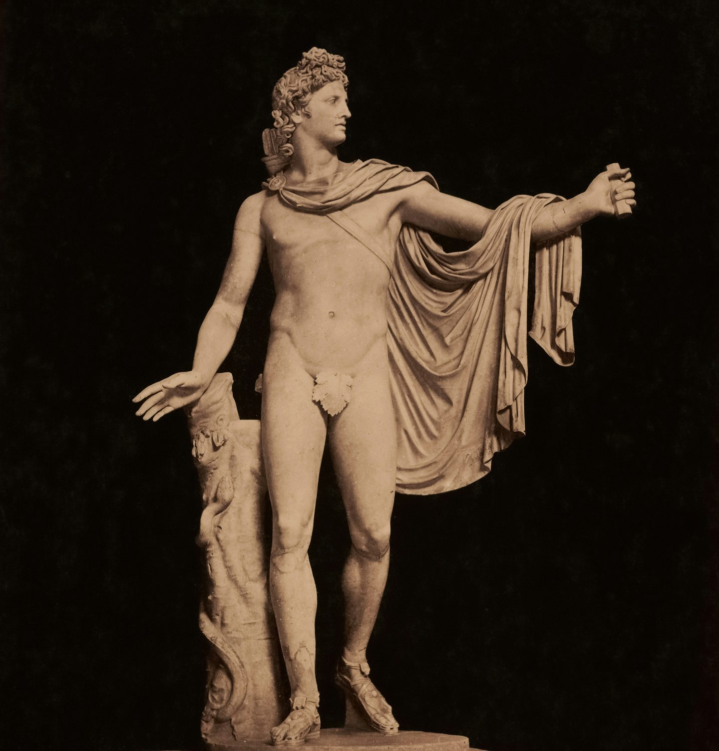 Classical statue of Apollo Belvedere